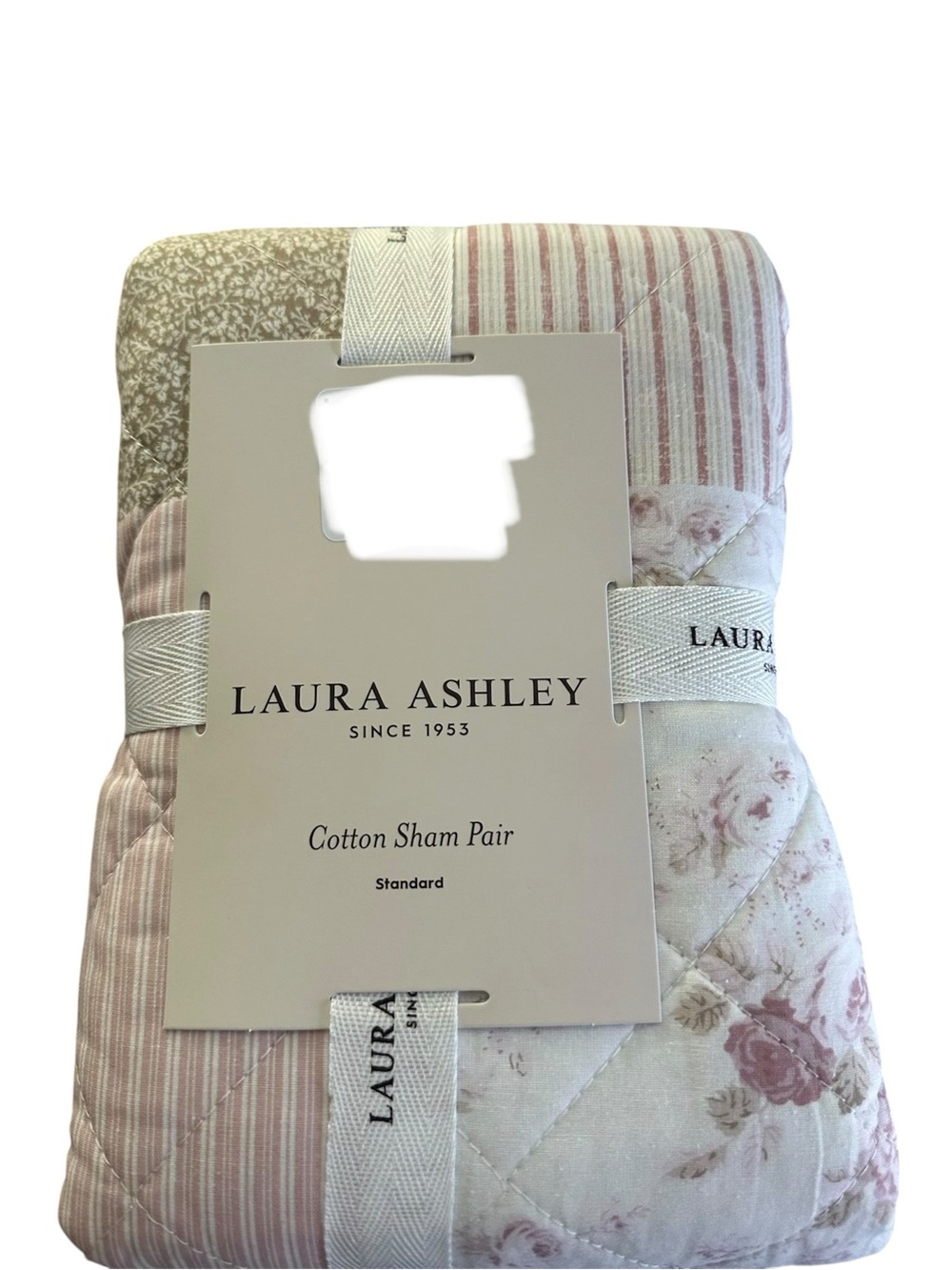 Laura Ashley Nadia Standard Pillow Shams (pair) standard size NEW